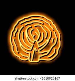 half of cabbage vegetable neon light sign vector. half of cabbage vegetable illustration