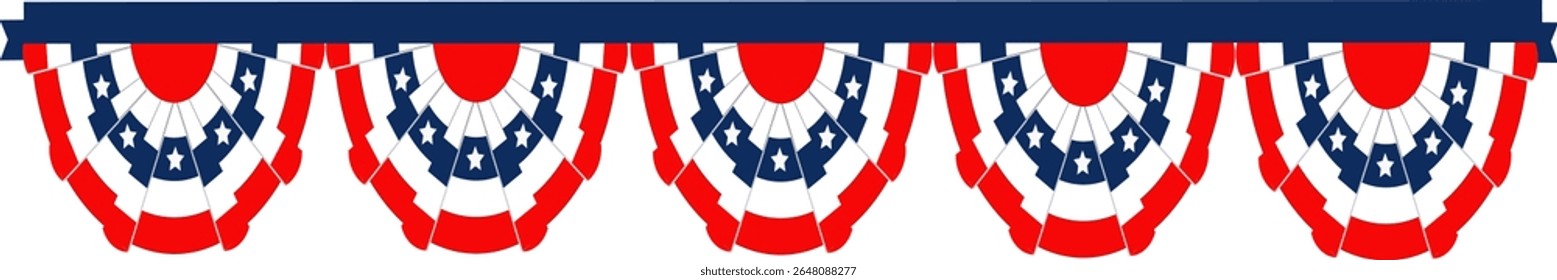 Half circle American flag, perfect for celebration, 4th of july independence