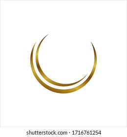 Half Circle Gold Luxury Modern Concept Design