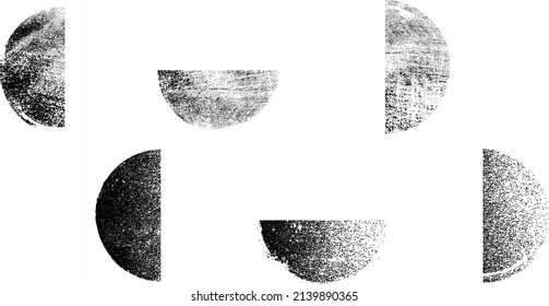 Half circle. Grunge Urban Background.Texture Vector.Dust Overlay Distress Grain ,Simply Place illustration over any Object to Create rough Effect .Black paint splattered ,poster for your design.
