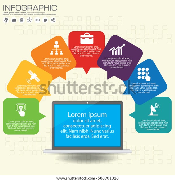 Half Circle Infographics Design Templates Set Stock Vector (Royalty ...