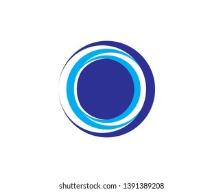 Half circle logo design - Vector

