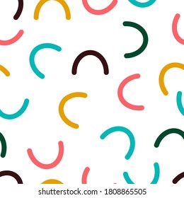 Half circle seamless pattern.line geometric pattern for your design