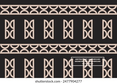 Patrón geométrico | Fondo geométrico | Fondo Abstractas | Círculos - Marrón - Uso en diseño de Sitio web, embalaje, arte de la pared, Fondo de pantalla, cartel, Anuncio, Perfil, folleto, ropa, textiles 