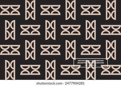geometrisches Muster | Geometrischer Hintergrund | Abstrakter Hintergrund | Circles - Braun - Verwendung in Website Design, Verpackung, Wandkunst, Bildschirmhintergrund, Poster, Banner, Profil, Broschüre, Bekleidung, Textilien 
