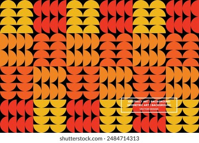 Patrón geométrico | Fondo geométrico | Fondo Abstractas - Formas geométricas - Uso en diseño de Sitio web, embalaje, arte de la pared, Fondo de pantalla, cartel, Anuncio, Perfil, folleto, ropa, textiles 