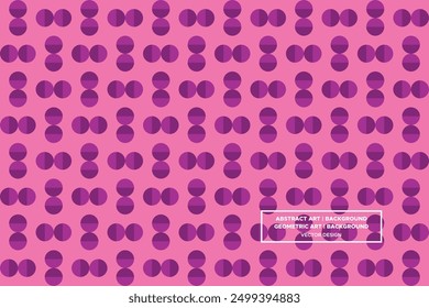 Half Circle and Circle Shapes and Designs Purple and Red Colors Geometric Pattern Abstract Pattern Seamless Pattern