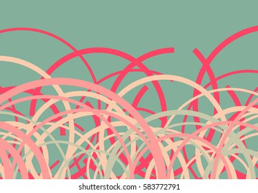 Half circles background abstract illustration vector
