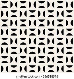 Half circles pattern vector, abstract geometric vector pattern