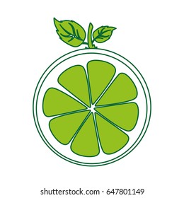 half citrus fruit icon