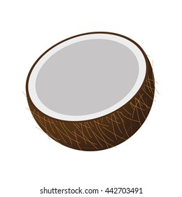 half coconut icon