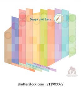 half color strip background