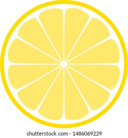 Half cut lemon / lemon slice