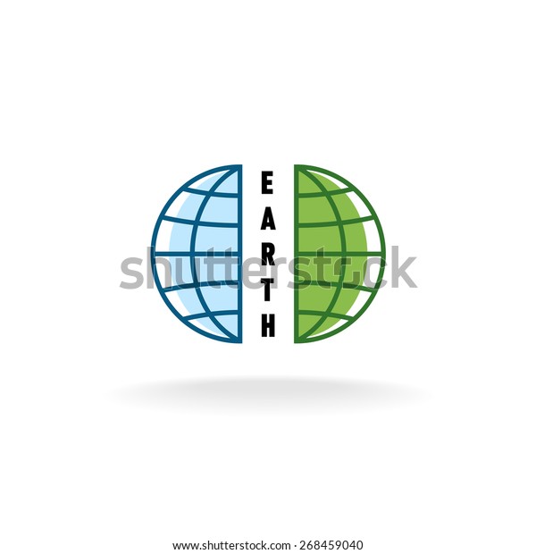 Half divided globe\
logo
