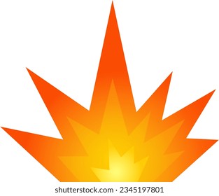 half explosion emoji symbol set of collision explosion emoji icon