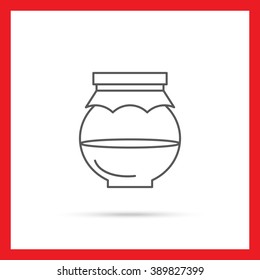 Half full jar