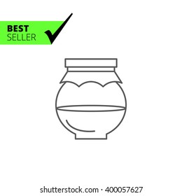 Half full jar