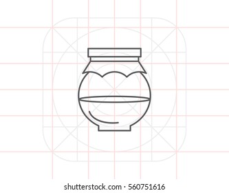 Half full jar