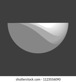 half of the geometric ball in perspective