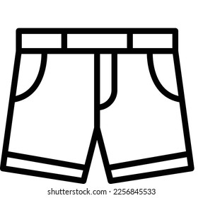 Half jeans fully editable vector fill icon

