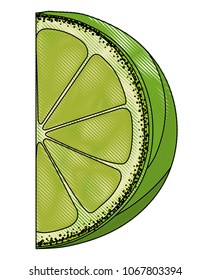 half lemon citrus fruit icon