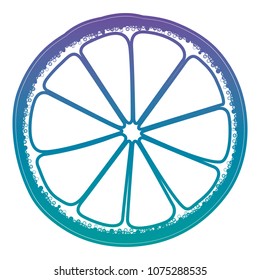 half lemon citrus fruit icon