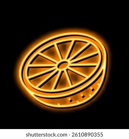 half lime neon light sign vector. half lime illustration