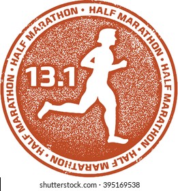 Sello de media maratón