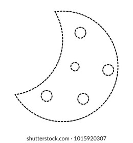half moon isolated icon
