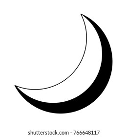 half moon night celestial natural image