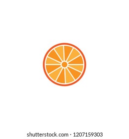Half orange slice for citric juice 