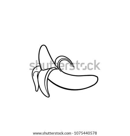 Image, Stock Photo banana skin Food Fruit