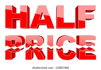 Half price