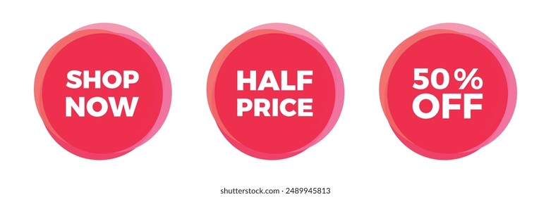 Half price sale red stamp set shop now