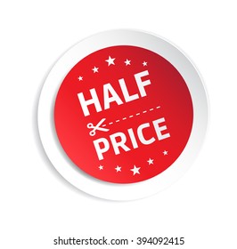 Half Price Sticker