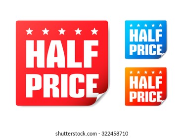 Half Price Stickers