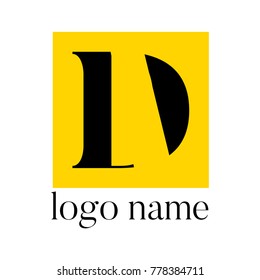 Half serif logo