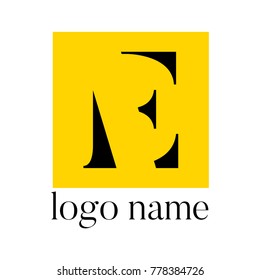 Half serif logo