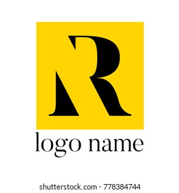 Half serif logo