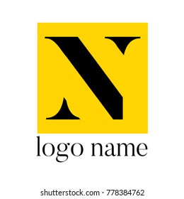 Half serif logo