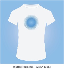 half sleeve and round collar t-shirt mockup