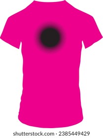 half sleeve and round collar t-shirt mockup