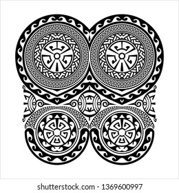 Half Sleeve Tribal Tattoo Vector Illustration Stock Vector (Royalty ...