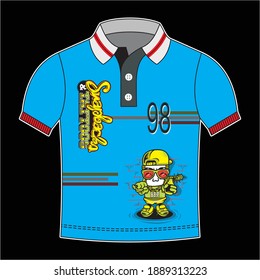 Half Sleeve T-Shirt Design Vector
