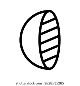 Half Sphere Side Icon