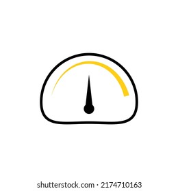 Half tank arrow, great design for any purposes. Vector illustration. stock image.