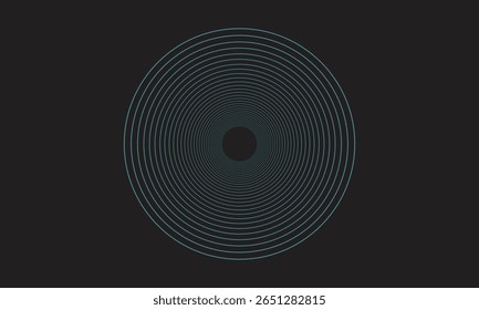 Halbtonkreis, Reines Punktwirbelmuster, Kreis-Designelemente, Spirale, Drallform aus kreisförmigem Punktmuster
