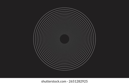 Círculo de meio tom, Limpar padrão de espiral de ponto, Elementos de design de círculo, Espiral, Forma de espiral feita de padrão circular de pontos