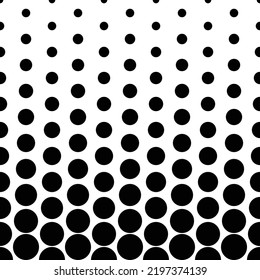 Half Tone Circles Seamless Pattern. Vector Illustration Design. Eps 10. 