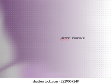 Half tone dot with solf lighting on purple tone background,EPS.10